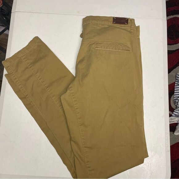 Zara Man Khaki Chino pants tan size 34 - Picture 1 of 4